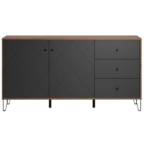 CALICOSY - Buffet avec 2 portes et 3 tiroirs L183 cm - Montez (1/5)
