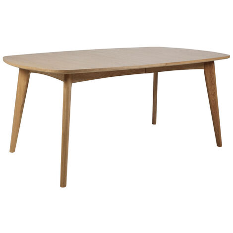 Martha Table de salle à manger avec espace pour 2 plaques supplémentaires, finition chêne délavé. (1/5)