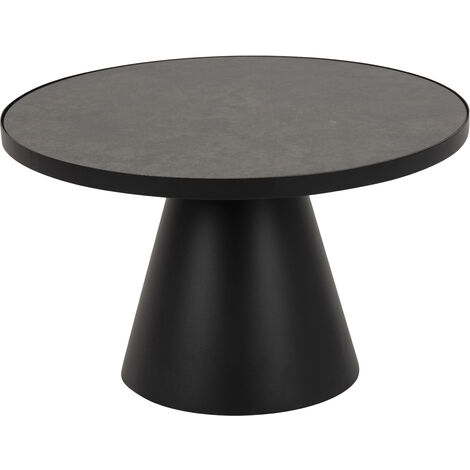 Sun Table basse Ø65 cm, noir. (1/5)
