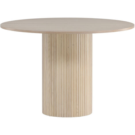 Table ronde en MDF Bianca 110 cm (1/5)