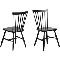 Riano Chaise de salle à manger, noir.