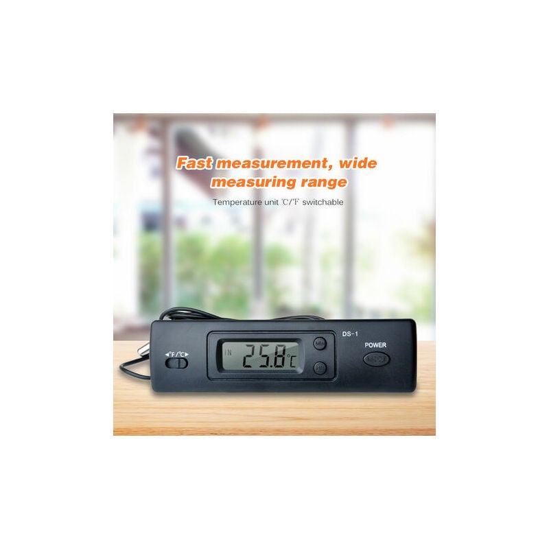 Factory Indoor Outdoor Thermometer Humidity with Backlight and Large LCD  Screen, Min and Max Records for Home, Office - China Indoor Thermometer,  Hygrometer