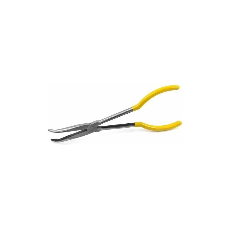 11 For Extra Long Reach Nose Duckbill Pliers 90/45/25 Degree Straight  Needle T Tools Box Set Professional