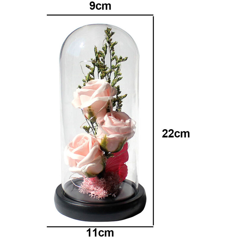  PARTY JOY 2pcs Artificial Flower Garland Fake Rose