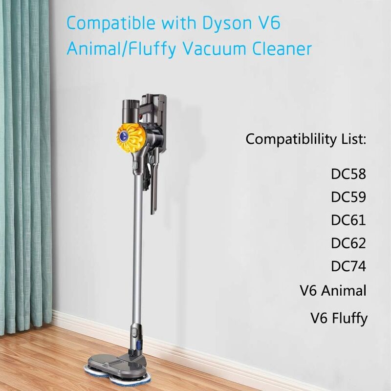 Mop Head Attachment for Dyson V6 Animal/V6 Fluffy/DC58/DC59/DC61/DC62/DC74  Models, Excluding Water Container