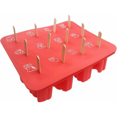 10 Reusable Silicone Popsicle Molds Diy Ice Cream Mold Bpa-free Frozen Popsicle  Ice Cream Molds, 50 Wooden Sticks