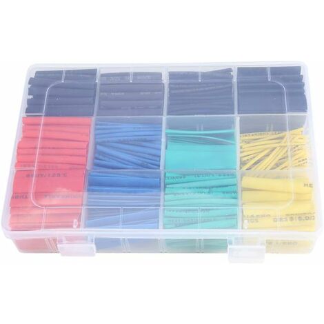 Heat Shrink Tubing - 530pcs 2:1 Heat Shrink Halogen Free Tubing