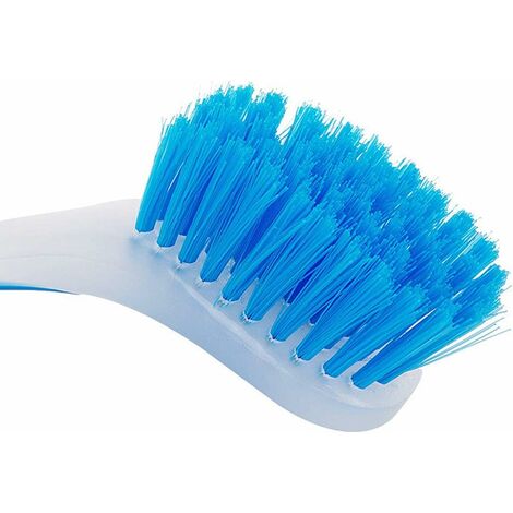 5 Pieces Long Dish Brush with Handle Assorted Color Dishwashing Brush with  Suction Cup Multipurpose Scrub Cleaning Tool for Kitchen, Toilet, Etc.