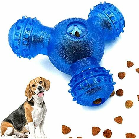 1pc Random Color Pet Leakage Food Wobbler Dog Treat Dispenser Toy, Bite  Resistant And Interactive Dog Toy Ball