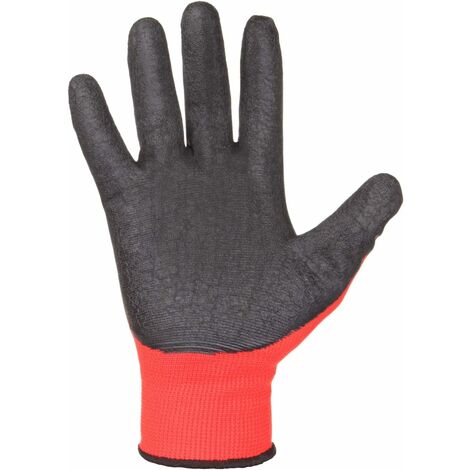 1pair Thickened Rubber Dipped Anti-slip Construction Work Gloves