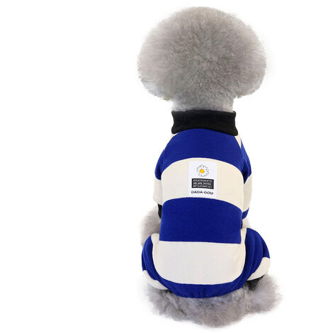 Plush Blue Pet Dog Robe