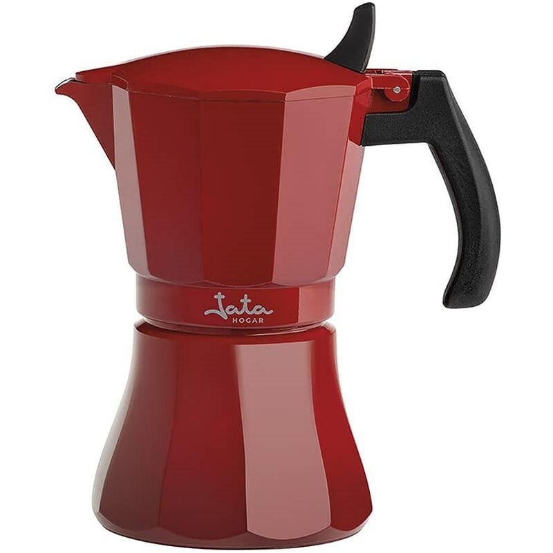 Cafetera Italiana Jata Hogar Hcaf2009/ 9 Tazas/ Roja Vulcano