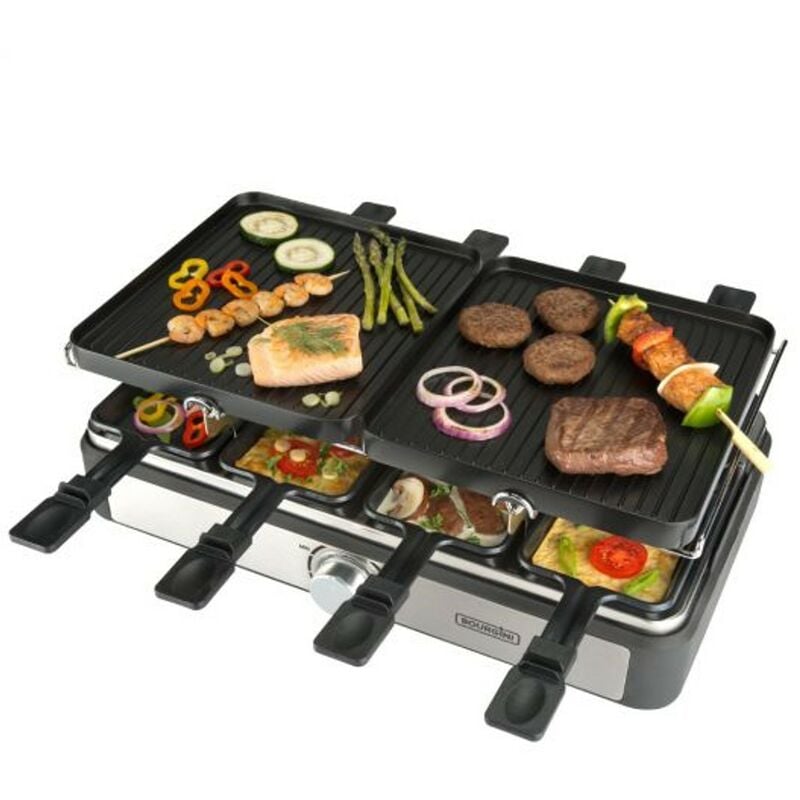 Plancha Asar Bourgini Gourmette Raclette Grill