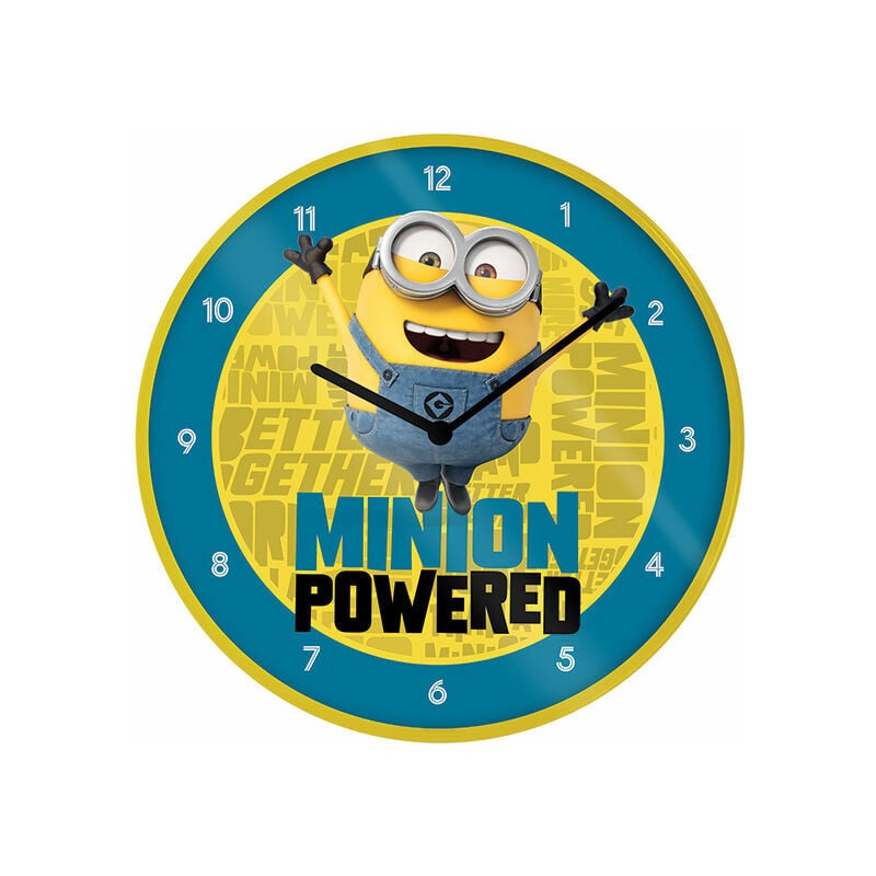 Reloj De Pared Minions Minion Powered