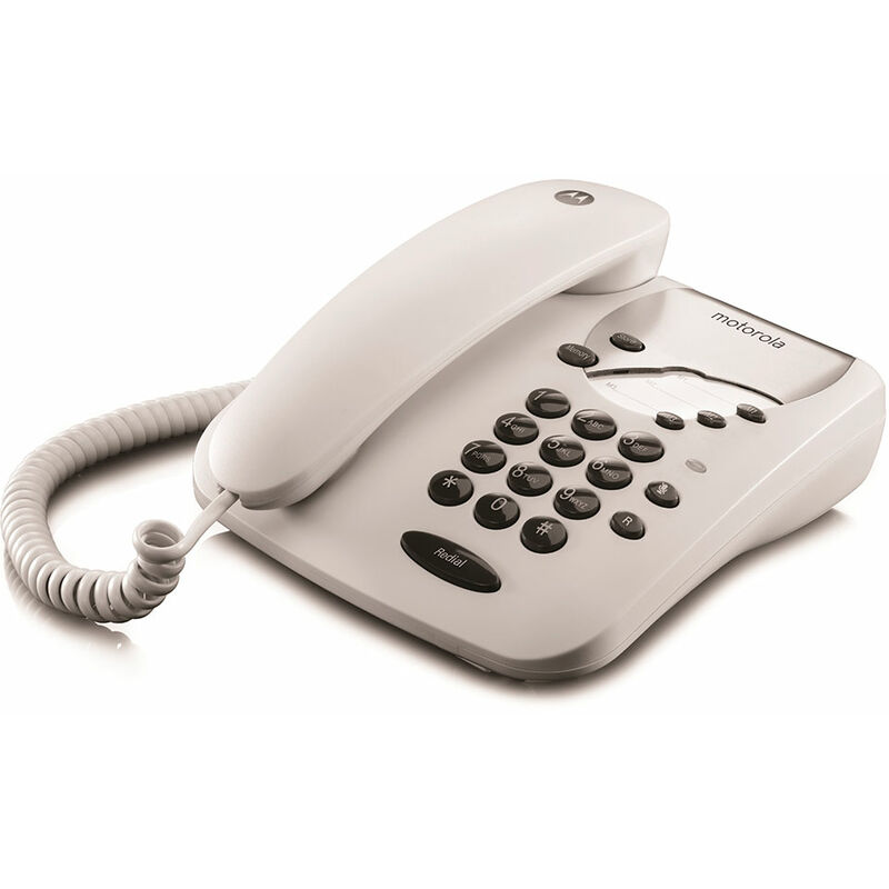 Teléfono Con Cable Motorola Ct1 Blanco