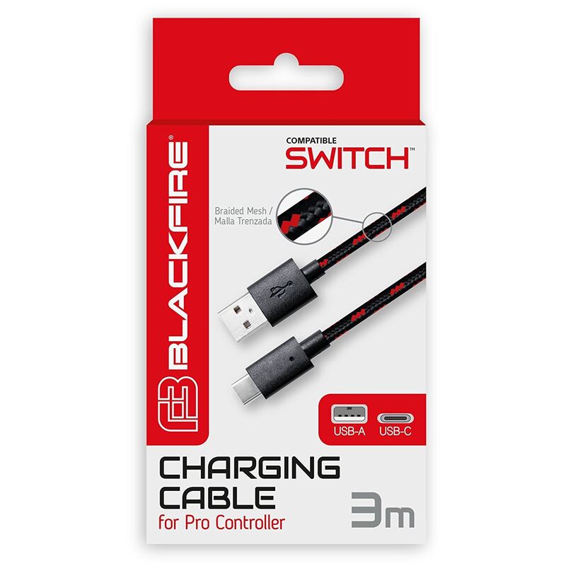 Charging Cable Para Mando Pro 3M N Switch/Switch Lite