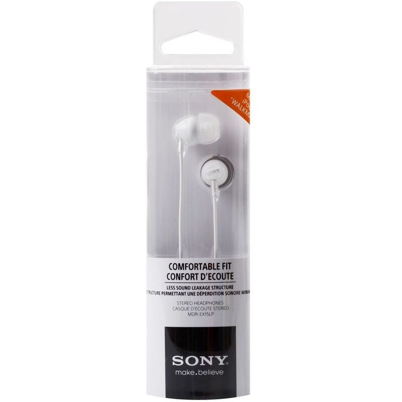 Auricular Sony Mdrex15Lpw Blanco