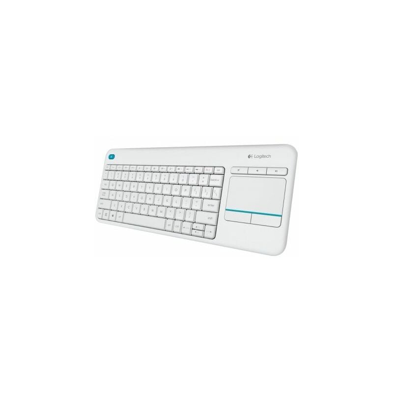 Teclado Logitech K400 Plus Wireless Touchpad Blanc