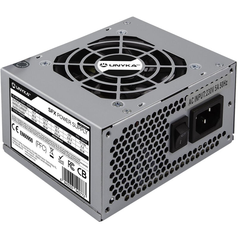 Fuente Alimentacion 450W Unyka 2Sata 8Cm Sfx