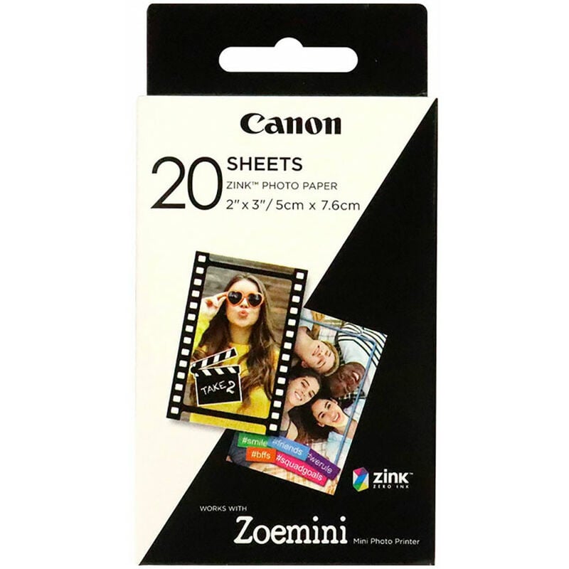 Canon Zp-2030 Papel Fotográfico (20) Impresora Zoemini 123