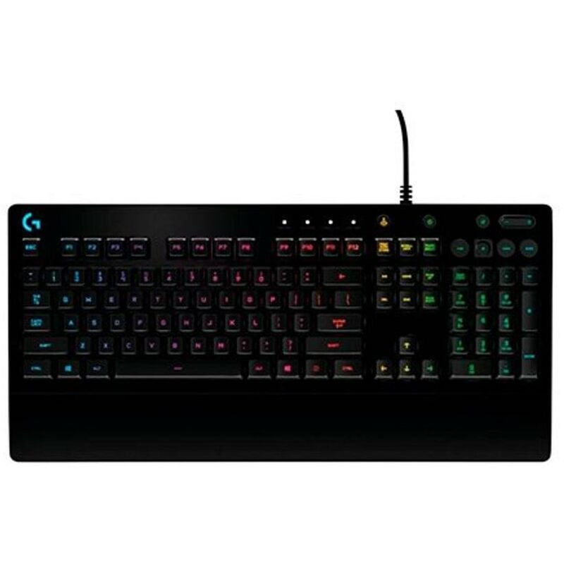 Teclado Logitech G213 Prodigy Rgb Negro Usb/Rgb/Qwerty 920-0