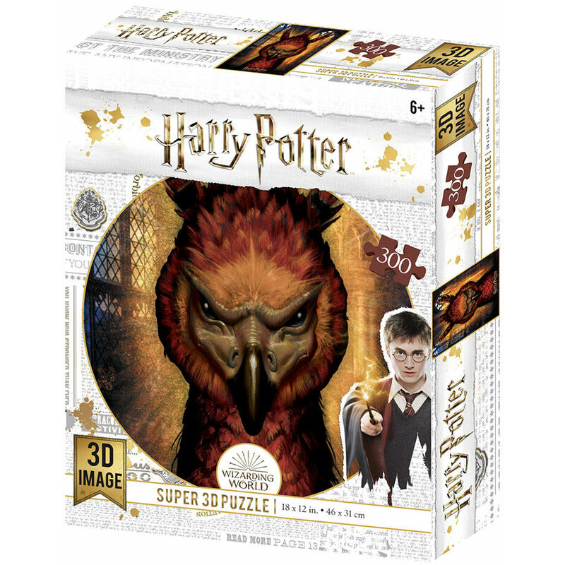 Puzzle 3D Lenticular Harry Potter Fenix