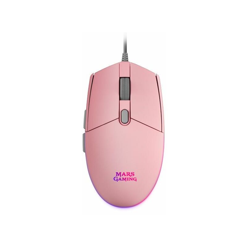 Ratón Gaming Mars Gaming Mmgp/ Hasta 3200 Dpi/ Rosa