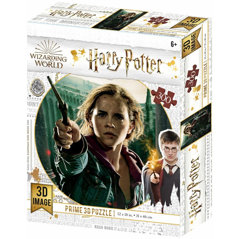 Puzzle Lenticular Harry Potter Hermione Granger Batalla 300