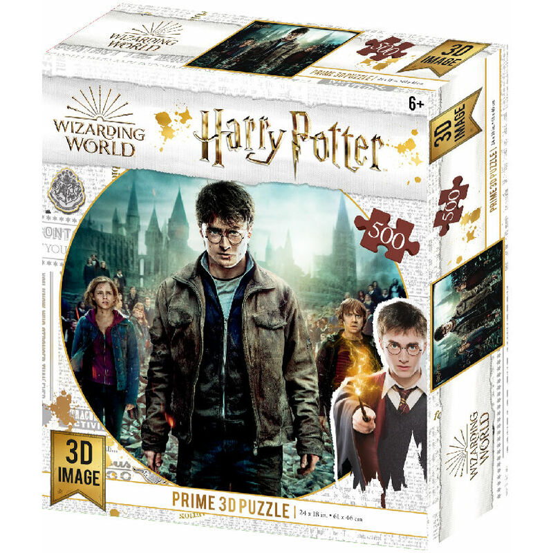 Puzzle Lenticular Harry, Hermione Y Ron 500 Piezas