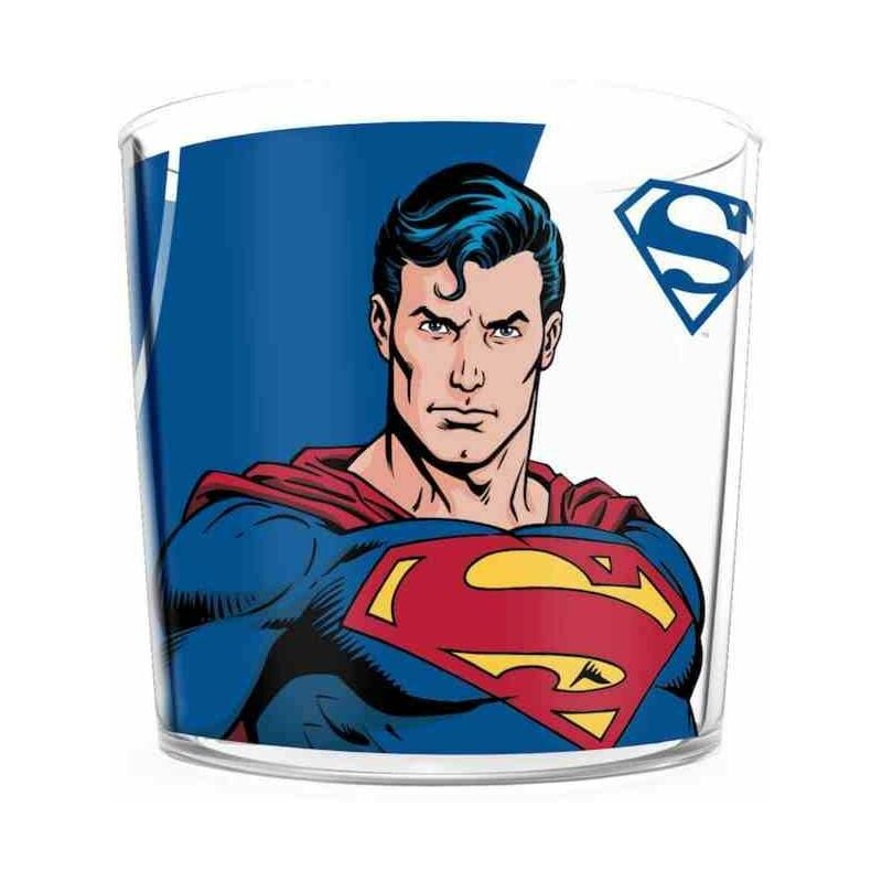 Vaso Cristal Superman Dc Comics