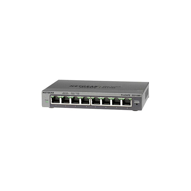 Hub Switch 8 Ptos Netgear 10/100/1000 Gs108E