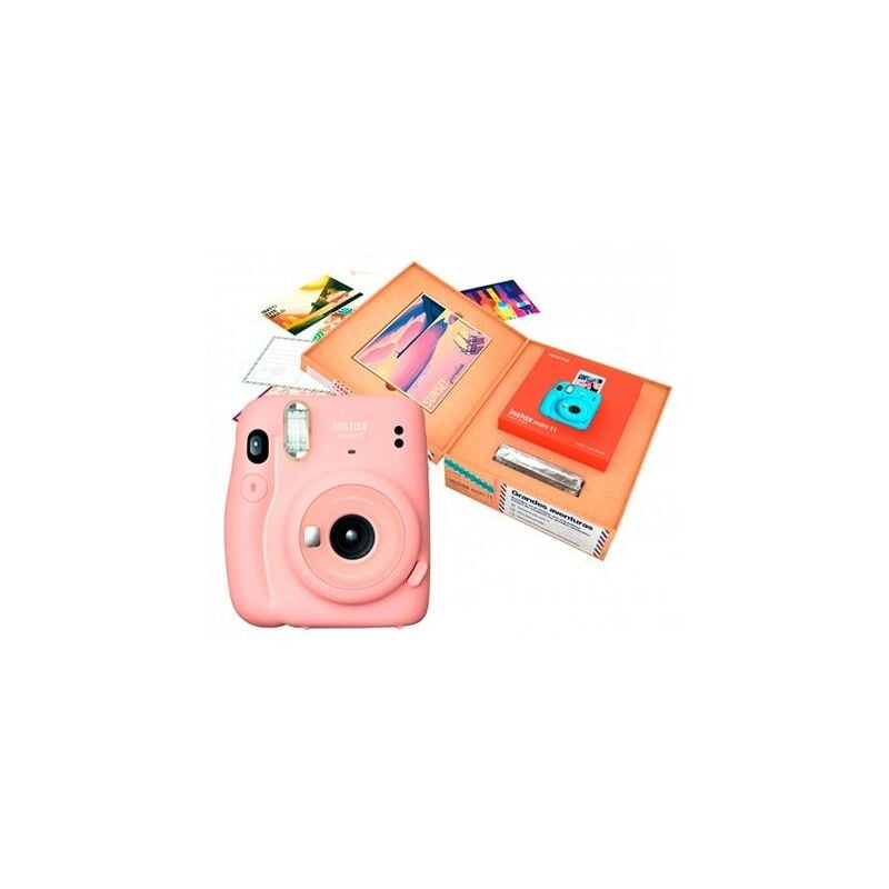 Camara Fujifilm Instax Mini11 Bundle Blush Pink