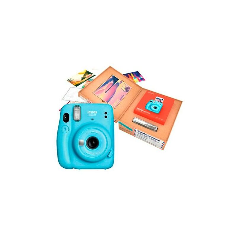 Camara Fujifilm Instax Mini11 Bundle Sky Blue