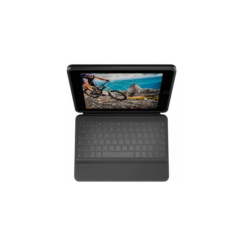 Funda Con Teclado Logitech Rugged Folio Para Tablets Apple I