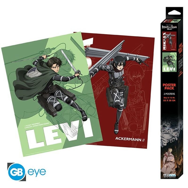 Set Posters Gb Eye Attack On Titan