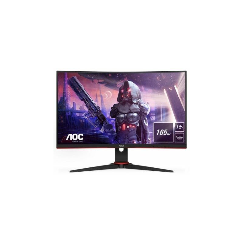 Monitor Gaming Curvo Aoc C24G2Ae 23.6"/ Full Hd/ 1Ms/ 165Hz/