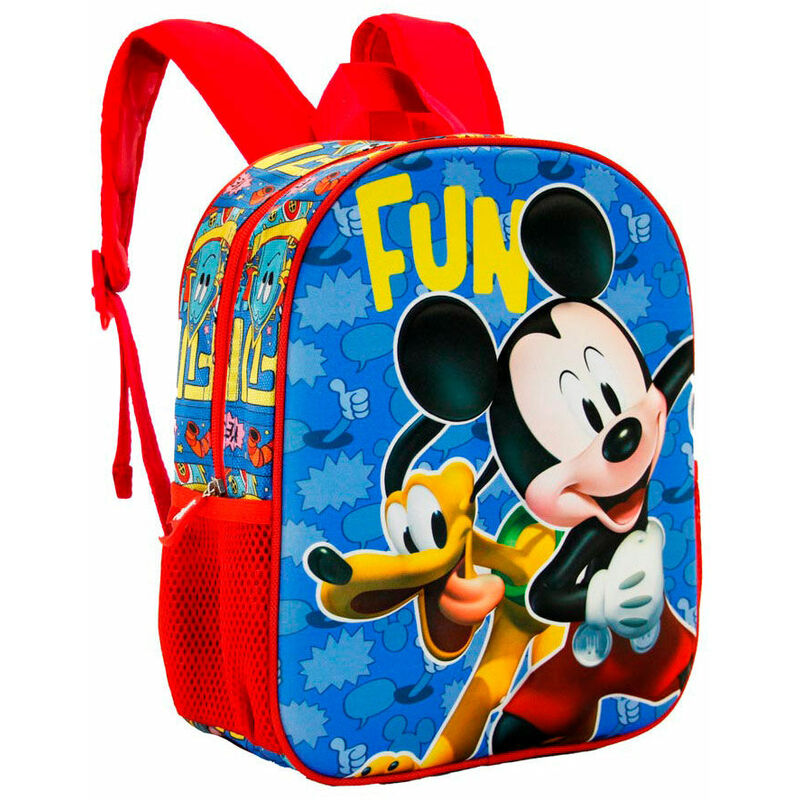 Mochila 3D Fun Mickey Disney 31Cm