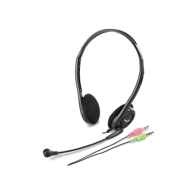 Auricular + Micro Genius Hs-200C Jack Negro