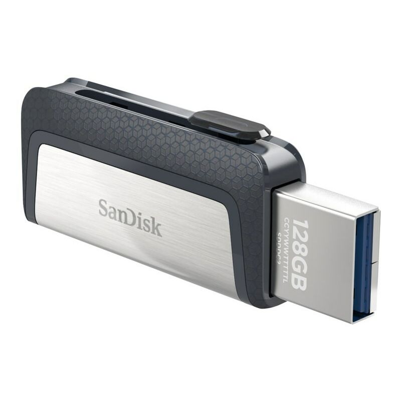 Sandisk Pendrive 128Gb Ultra Dual Usb 3.1 / Usb-C 150 Mbps