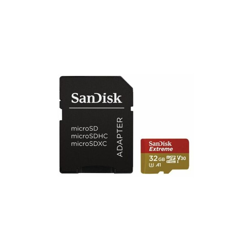 Tarjeta De Memoria Sandisk Extreme 32Gb Microsd Hc Uhs-I Con
