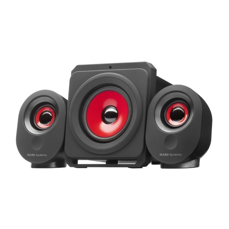 Altavoces Con Bluetooth Mars Gaming Msx/ 35W/ 2.1/ Rojos