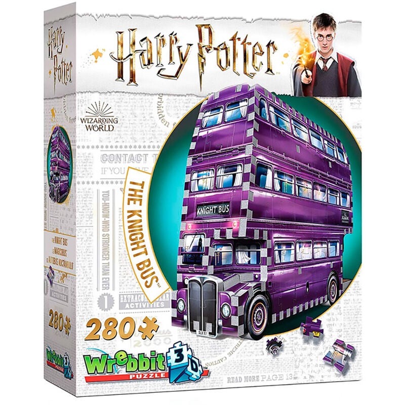 Harry Potter Puzzle 3D El Autobús Noctámbulo (280 Piezas)