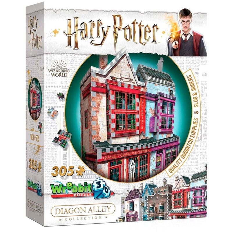 Harry Potter Puzzle 3D Slugg & Jiggers (305 Piezas)