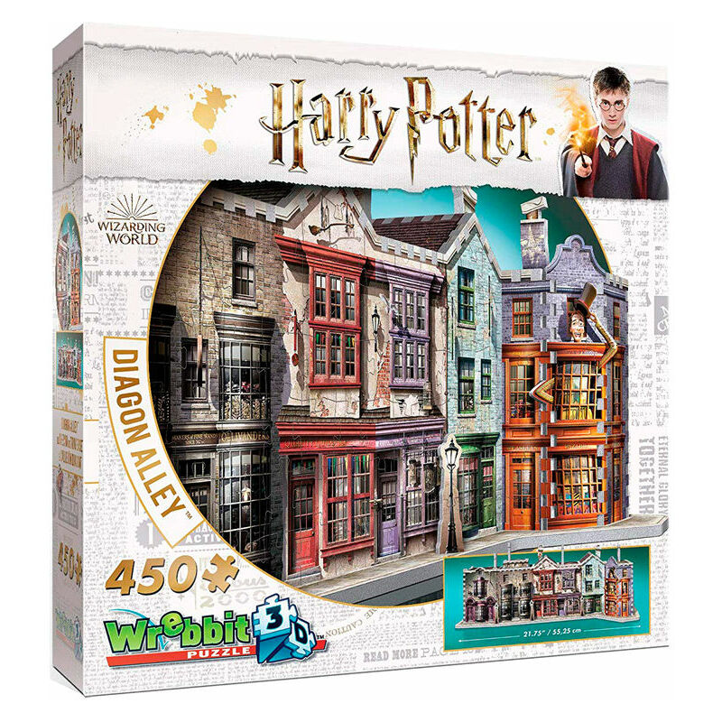 Harry Potter Puzzle 3D Callejón Diagon (450 Piezas)