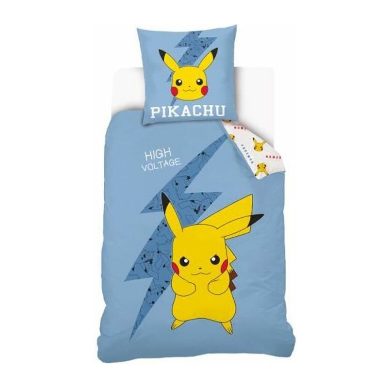 Funda Nordica Premium Pikachu Pokemon Cama 90 Algodon