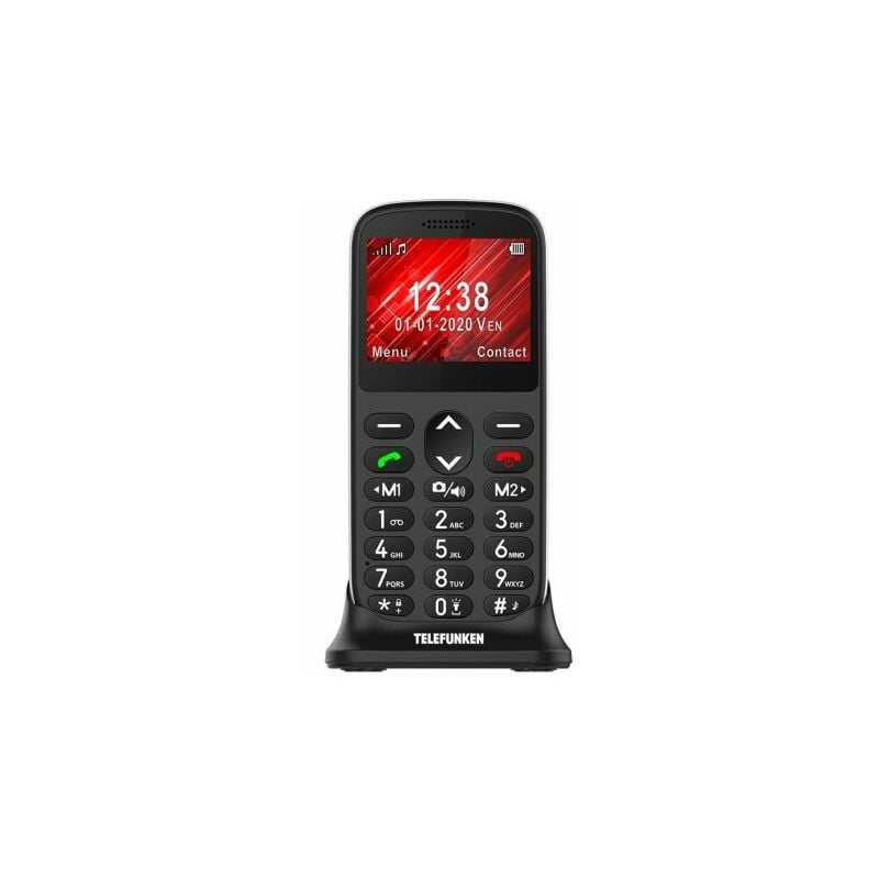 Teléfono Móvil Telefunken S420 Para Personas Mayores/ Negro