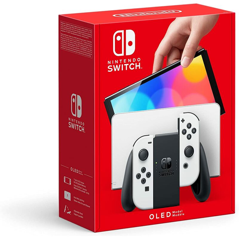 Consola Nintendo Switch (Versión Oled) Blanca