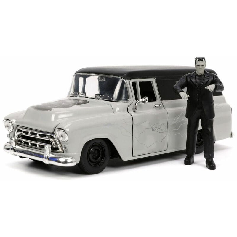 Frankenstein Chevy Suburban delivery 1957 con figura jada 253255032 set