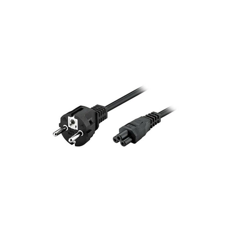 Cable Alimentacion Tipo Trebol 2M Phasak Negro