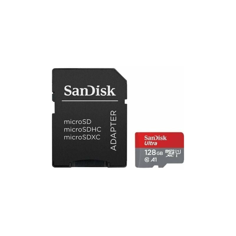 Tarjeta De Memoria Sandisk Ultra 128Gb Microsd Xc Con Adapta